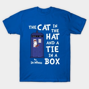 The Cat in the Hat and a Tie in a Box T-Shirt